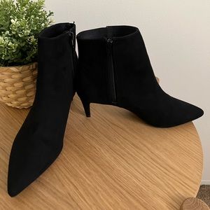 H&M black high heel ankle boots Women US8 EUR39